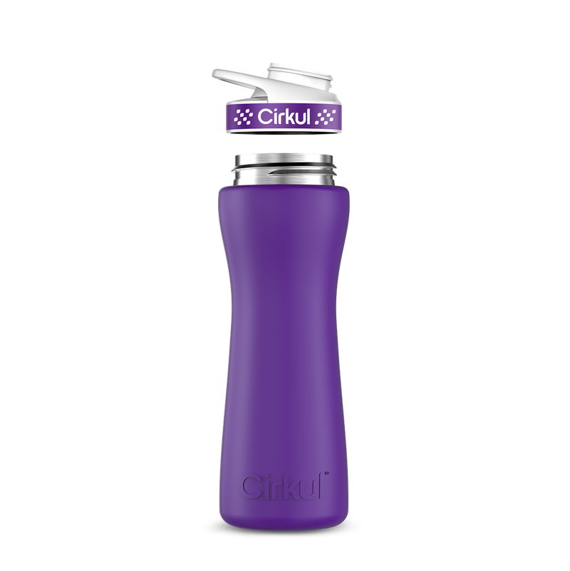 22oz. Stainless Steel Bottle & Comfort Grip Lid WQ42