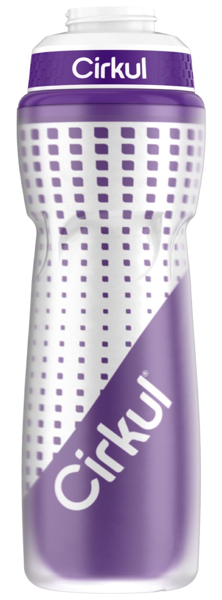 22oz. Insulated Squeeze Plastic Bottle & Sport Lid UV6S