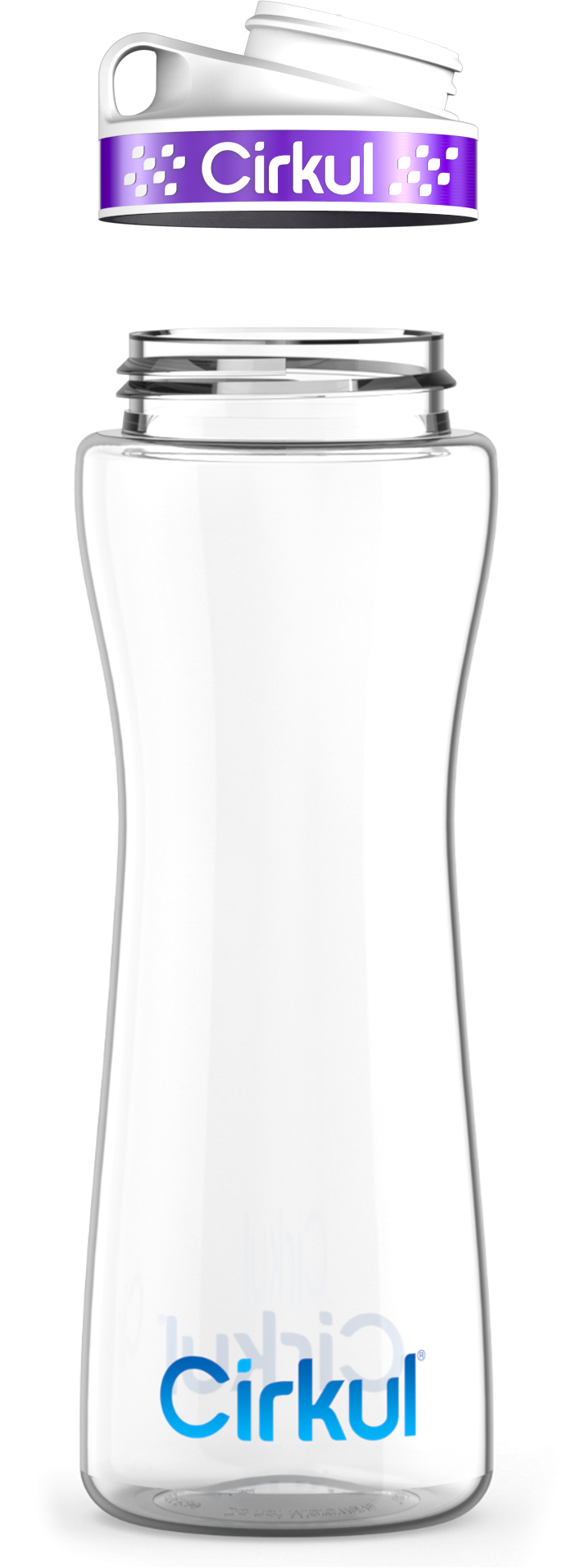 Custom 22oz. Plastic Bottle & Comfort Grip Lid 05CC