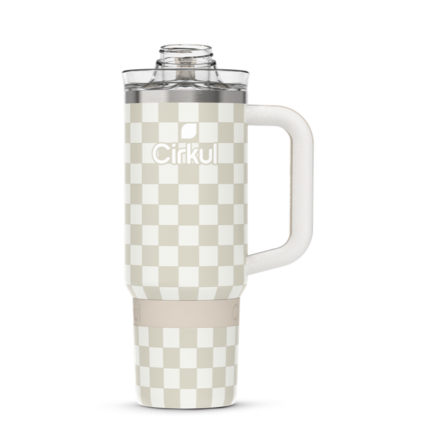 Limited Edition: 30oz. Taupe Tartan Travel StrawSip™ Tumbler 9BIX