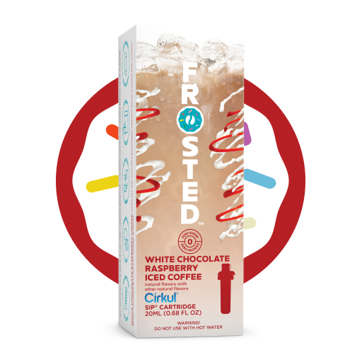 Frosted White Chocolate Raspberry Iced Coffee XXVG