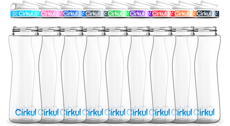 Custom 22oz. Plastic Bottle & Comfort Grip Lid 05CC