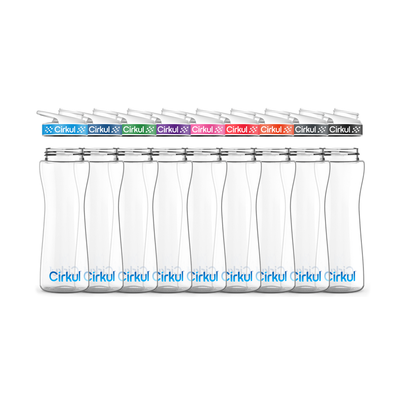 22oz. Plastic Bottle & Comfort Grip Lid AODC