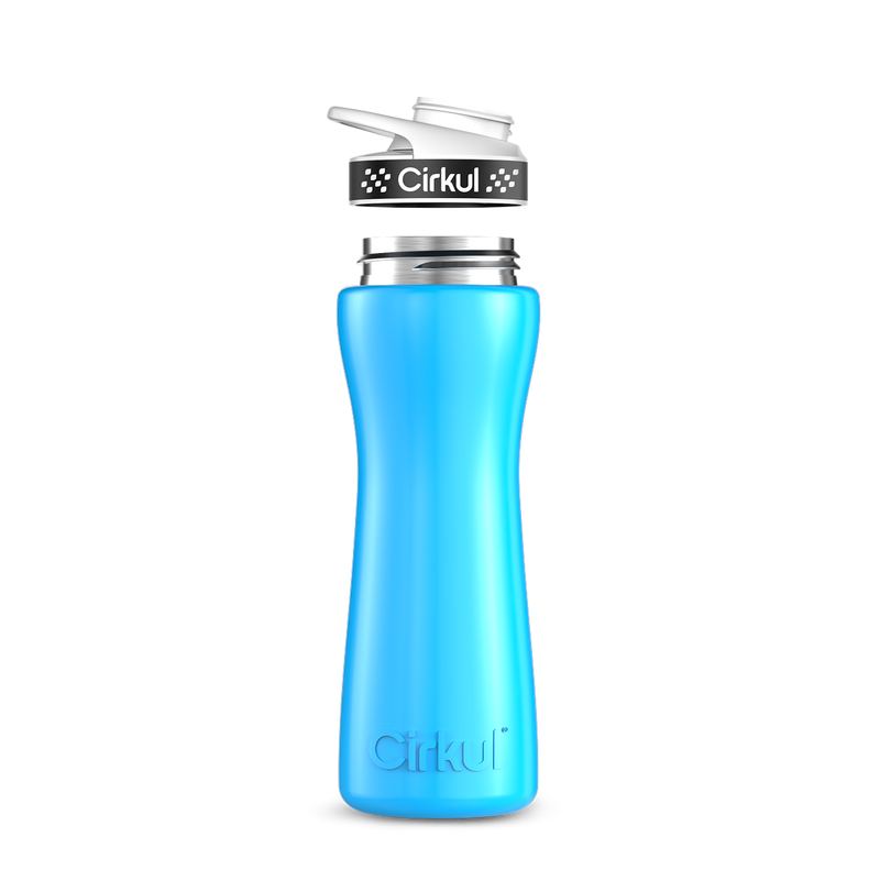22oz. Stainless Steel Bottle & Comfort Grip Lid WQ42