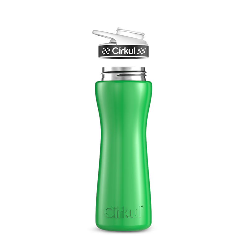 22oz. Stainless Steel Bottle & Comfort Grip Lid WQ42