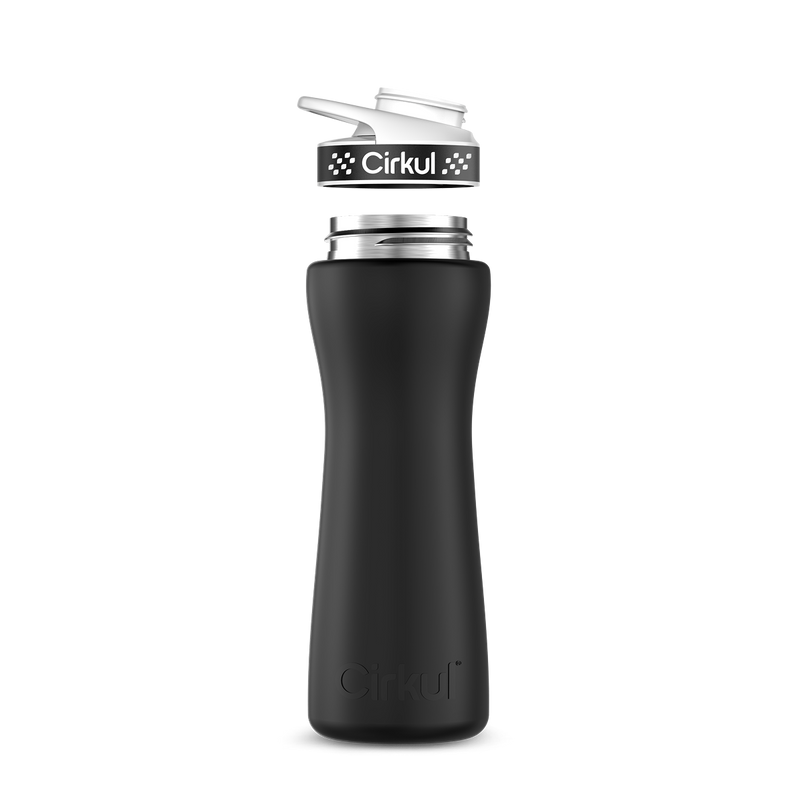22oz. Stainless Steel Bottle & Comfort Grip Lid WQ42