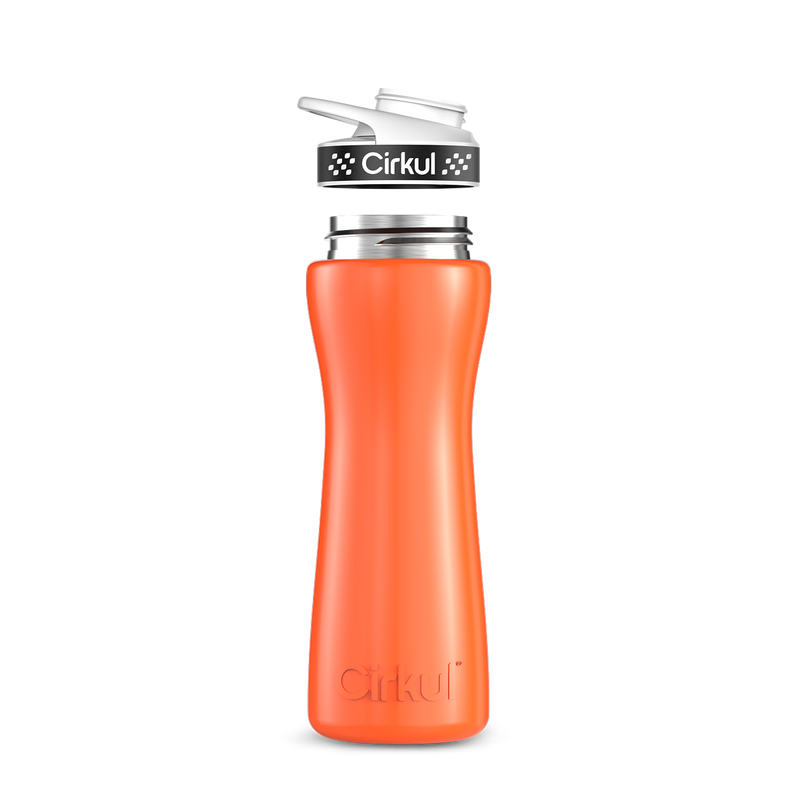 22oz. Stainless Steel Bottle & Comfort Grip Lid WQ42
