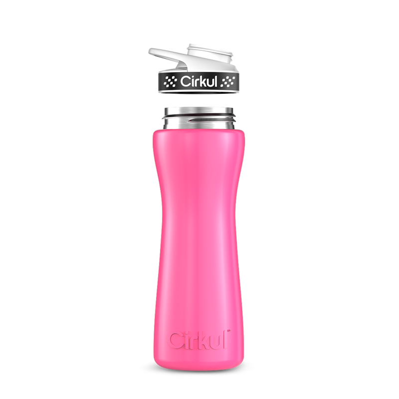 22oz. Stainless Steel Bottle & Comfort Grip Lid WQ42