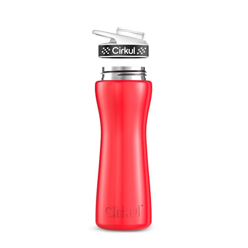 22oz. Stainless Steel Bottle & Comfort Grip Lid WQ42
