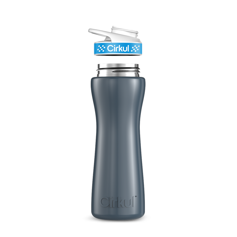 22oz. Stainless Steel Bottle & Comfort Grip Lid WQ42