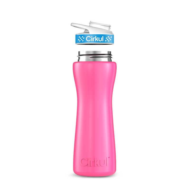 22oz. Stainless Steel Bottle & Comfort Grip Lid WQ42