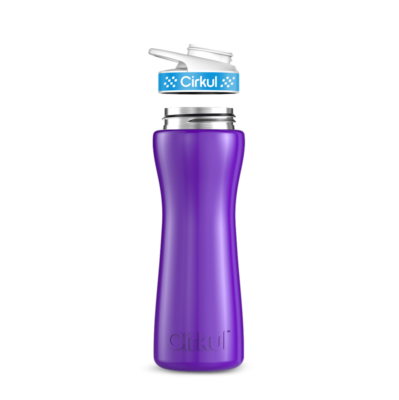 22oz. Stainless Steel Bottle & Comfort Grip Lid WQ42