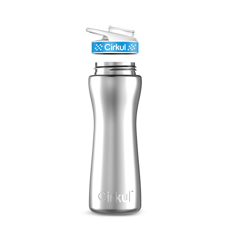 22oz. Stainless Steel Bottle & Comfort Grip Lid WQ42