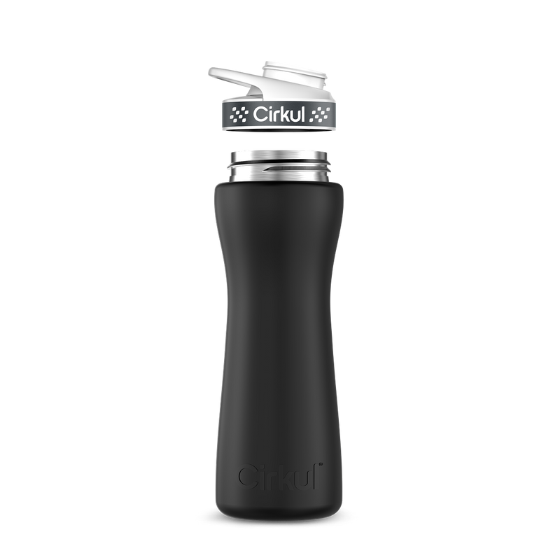 22oz. Stainless Steel Bottle & Comfort Grip Lid WQ42