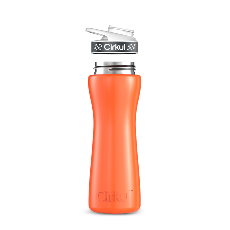 22oz. Stainless Steel Bottle & Comfort Grip Lid WQ42