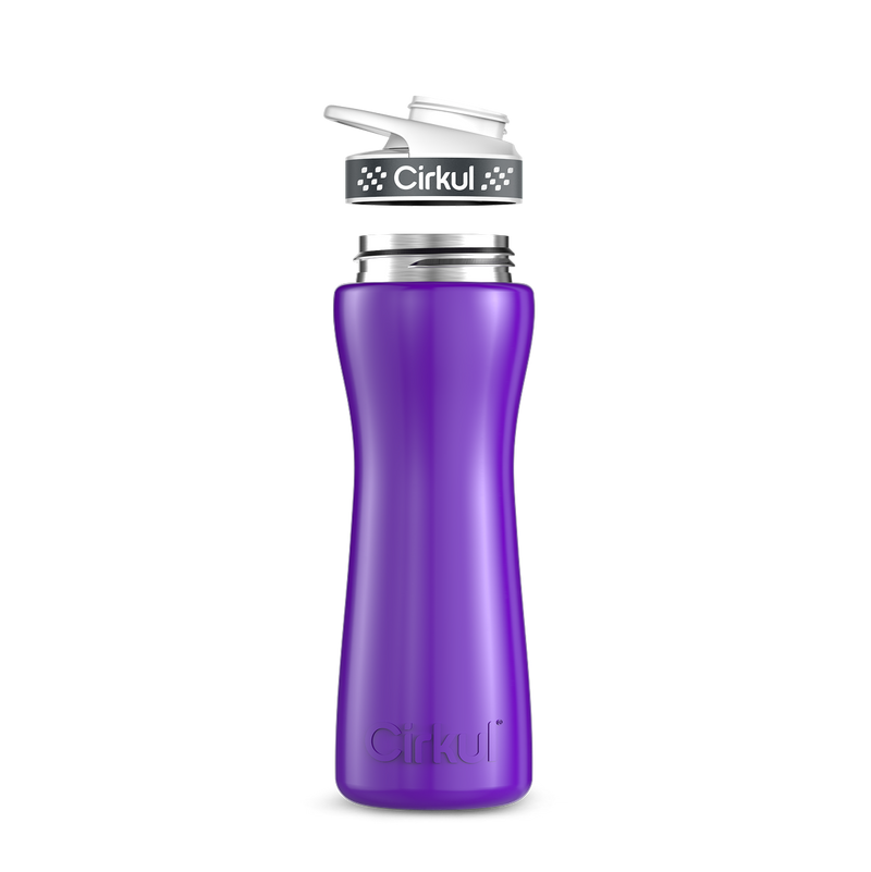 22oz. Stainless Steel Bottle & Comfort Grip Lid WQ42