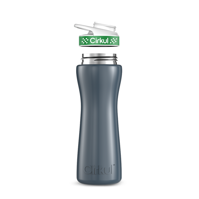 22oz. Stainless Steel Bottle & Comfort Grip Lid WQ42