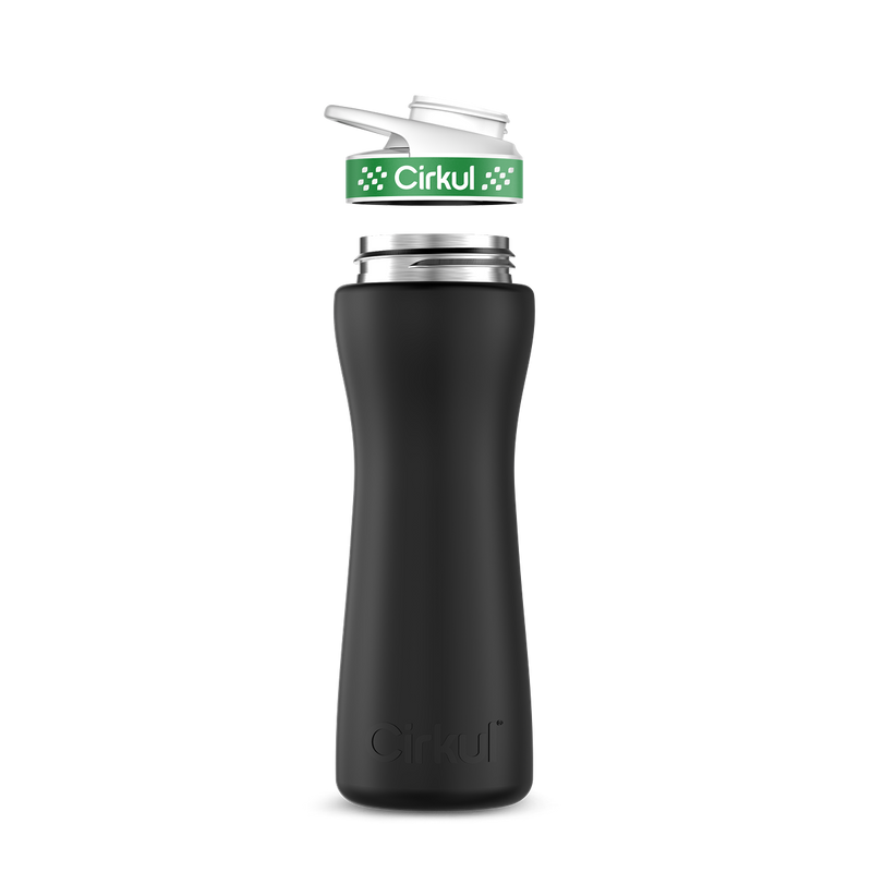 22oz. Stainless Steel Bottle & Comfort Grip Lid WQ42