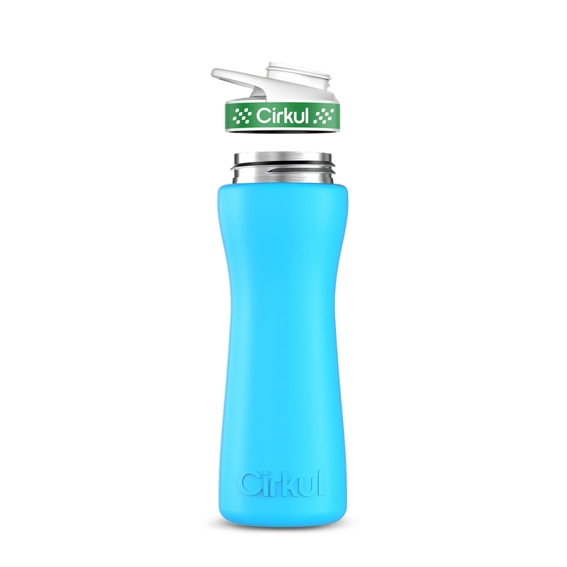 22oz. Stainless Steel Bottle & Comfort Grip Lid WQ42
