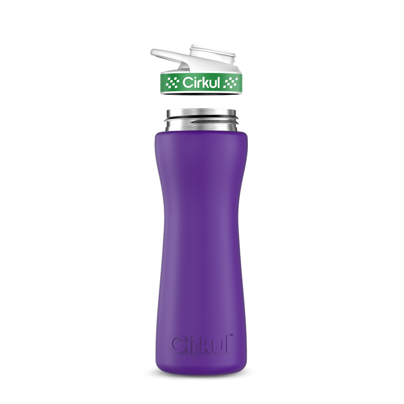 22oz. Stainless Steel Bottle & Comfort Grip Lid WQ42