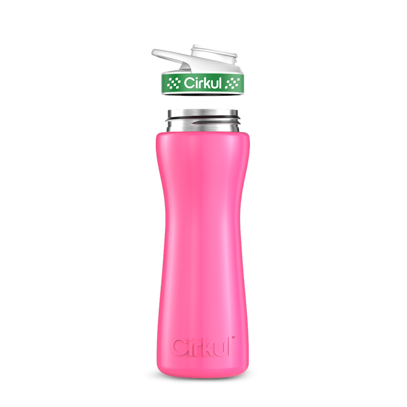 22oz. Stainless Steel Bottle & Comfort Grip Lid WQ42