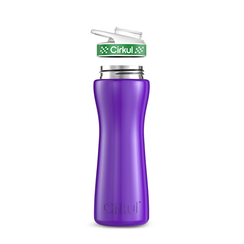 22oz. Stainless Steel Bottle & Comfort Grip Lid WQ42