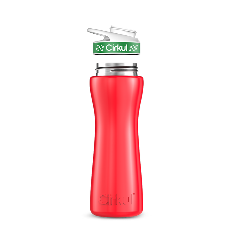 22oz. Stainless Steel Bottle & Comfort Grip Lid WQ42