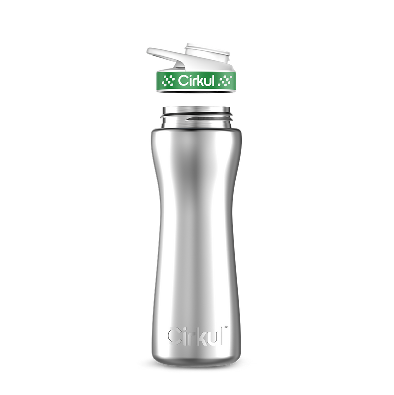 22oz. Stainless Steel Bottle & Comfort Grip Lid WQ42