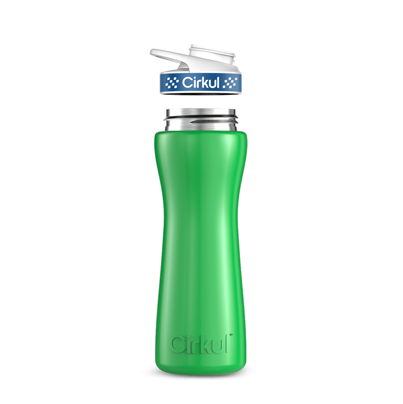 22oz. Stainless Steel Bottle & Comfort Grip Lid WQ42