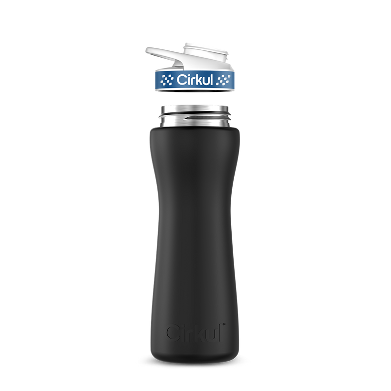 22oz. Stainless Steel Bottle & Comfort Grip Lid WQ42