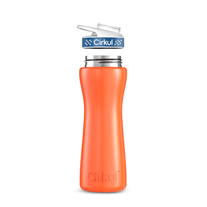 22oz. Stainless Steel Bottle & Comfort Grip Lid WQ42