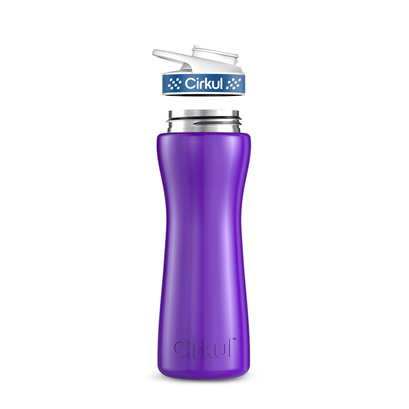 22oz. Stainless Steel Bottle & Comfort Grip Lid WQ42