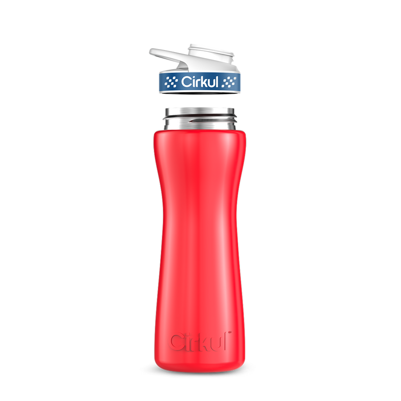 22oz. Stainless Steel Bottle & Comfort Grip Lid WQ42