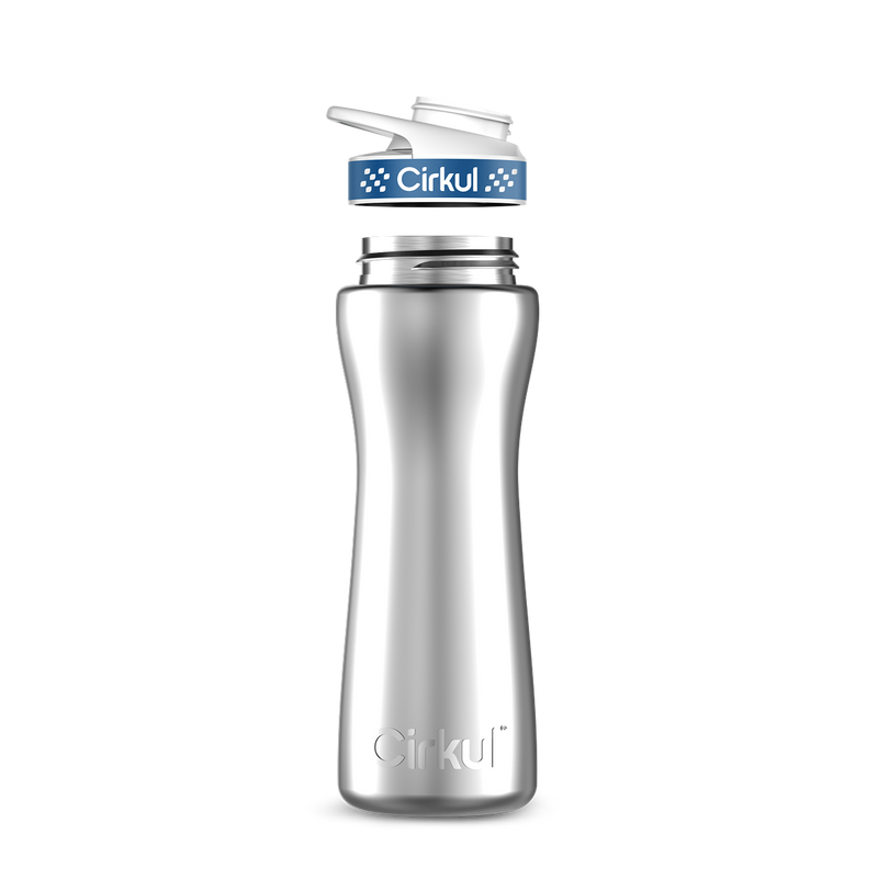 22oz. Stainless Steel Bottle & Comfort Grip Lid WQ42