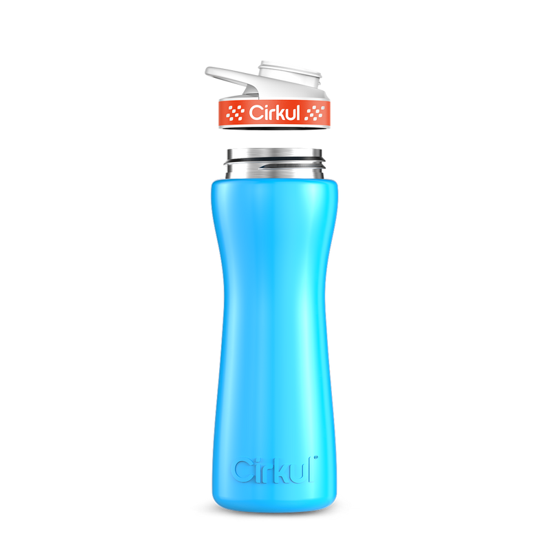 22oz. Stainless Steel Bottle & Comfort Grip Lid WQ42