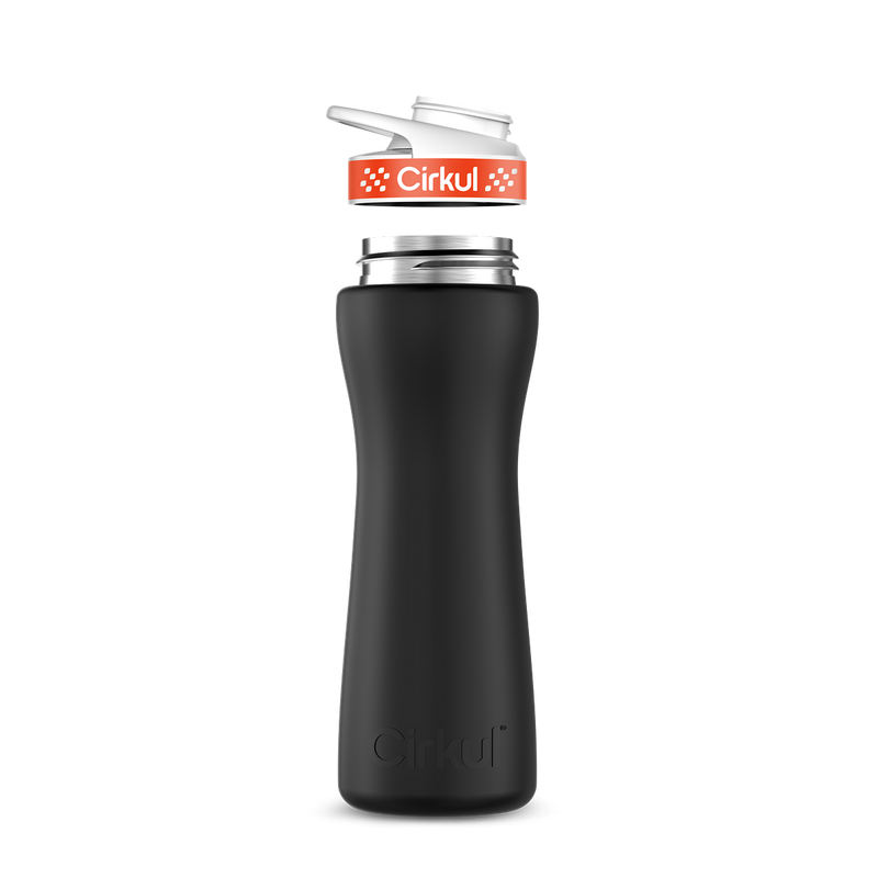 22oz. Stainless Steel Bottle & Comfort Grip Lid WQ42