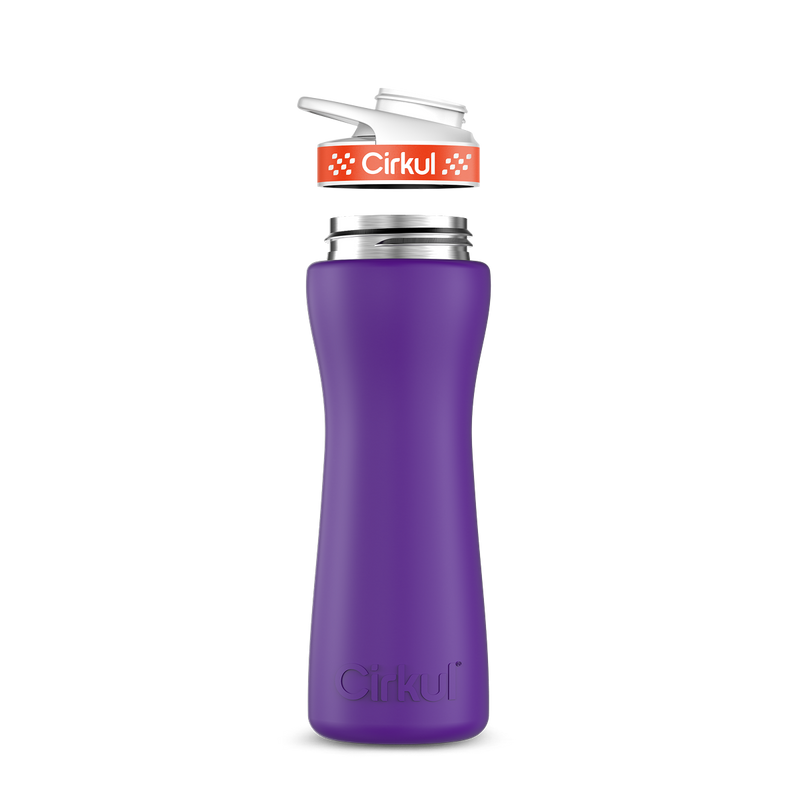 22oz. Stainless Steel Bottle & Comfort Grip Lid WQ42