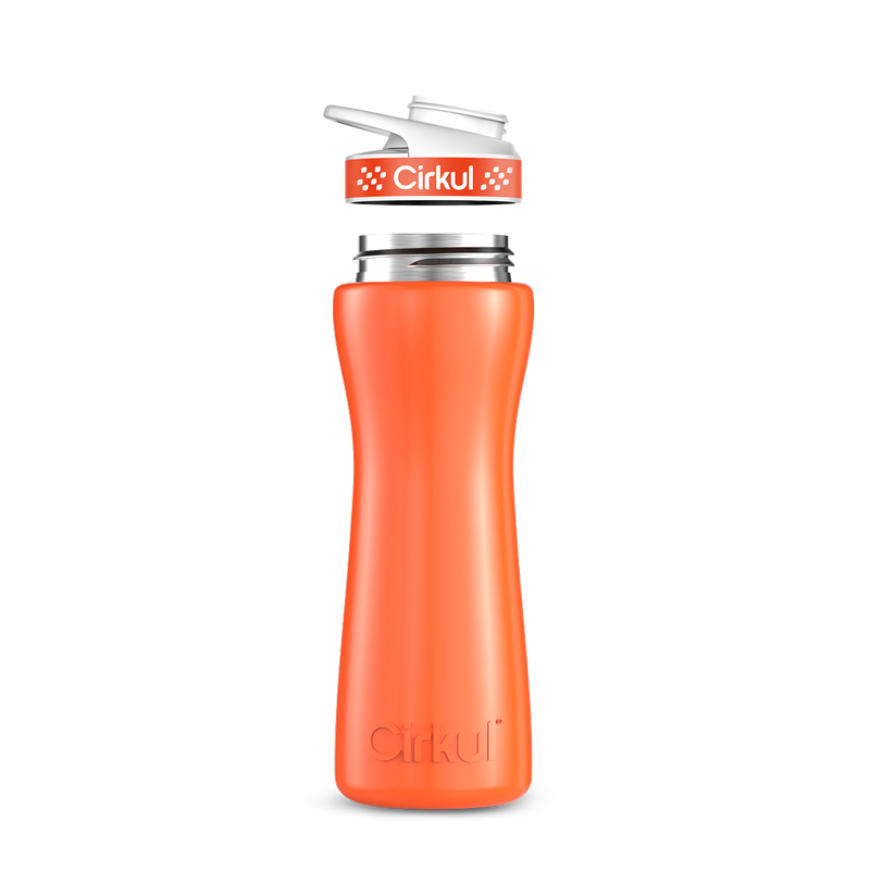 22oz. Stainless Steel Bottle & Comfort Grip Lid WQ42