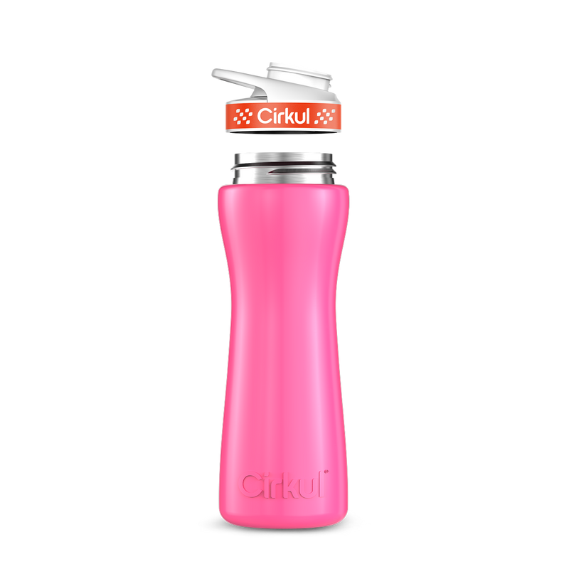 22oz. Stainless Steel Bottle & Comfort Grip Lid WQ42