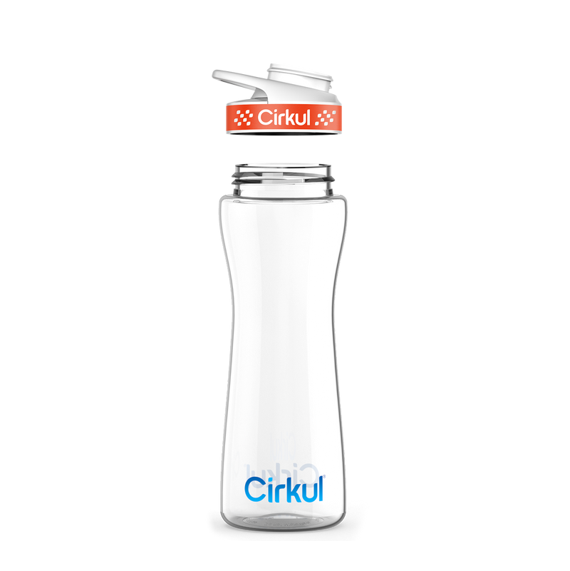 22oz. Plastic Bottle & Comfort Grip Lid AODC