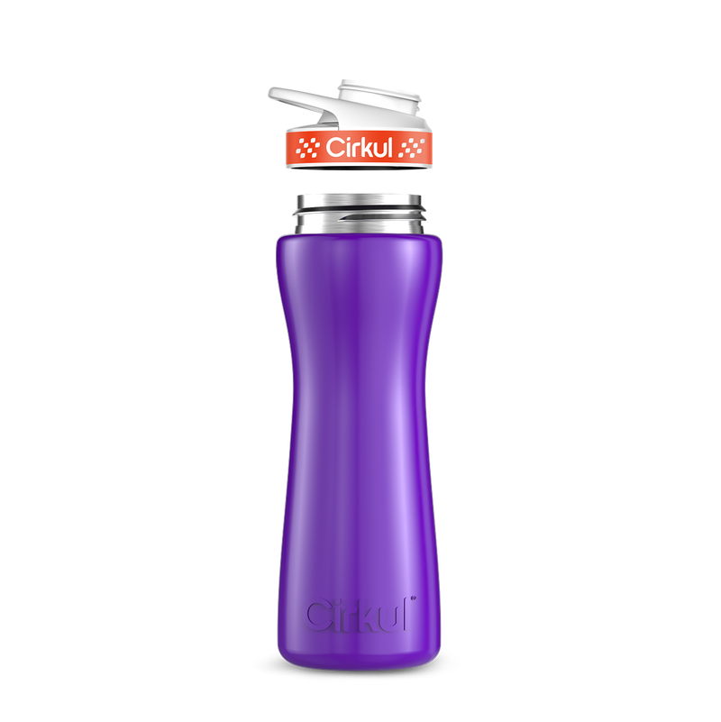 22oz. Stainless Steel Bottle & Comfort Grip Lid WQ42