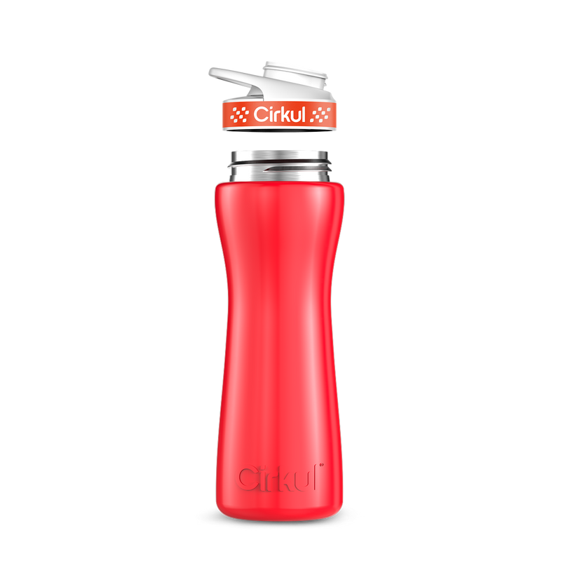 22oz. Stainless Steel Bottle & Comfort Grip Lid WQ42