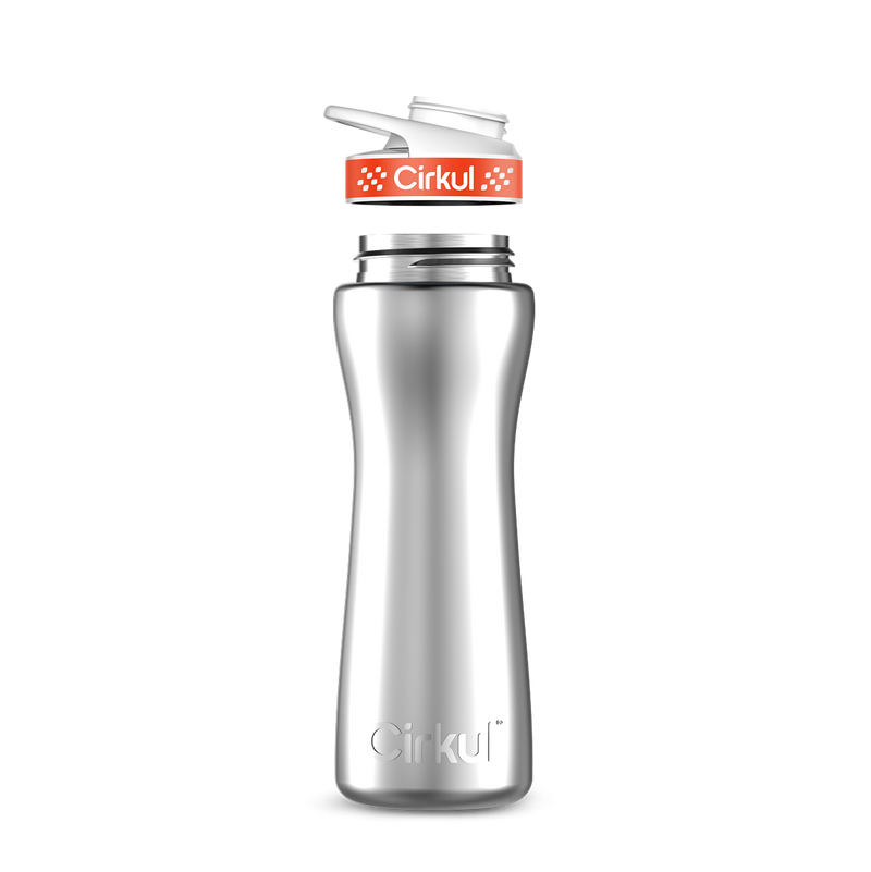 22oz. Stainless Steel Bottle & Comfort Grip Lid WQ42