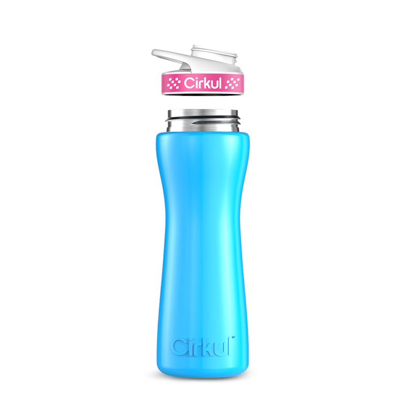 22oz. Stainless Steel Bottle & Comfort Grip Lid WQ42