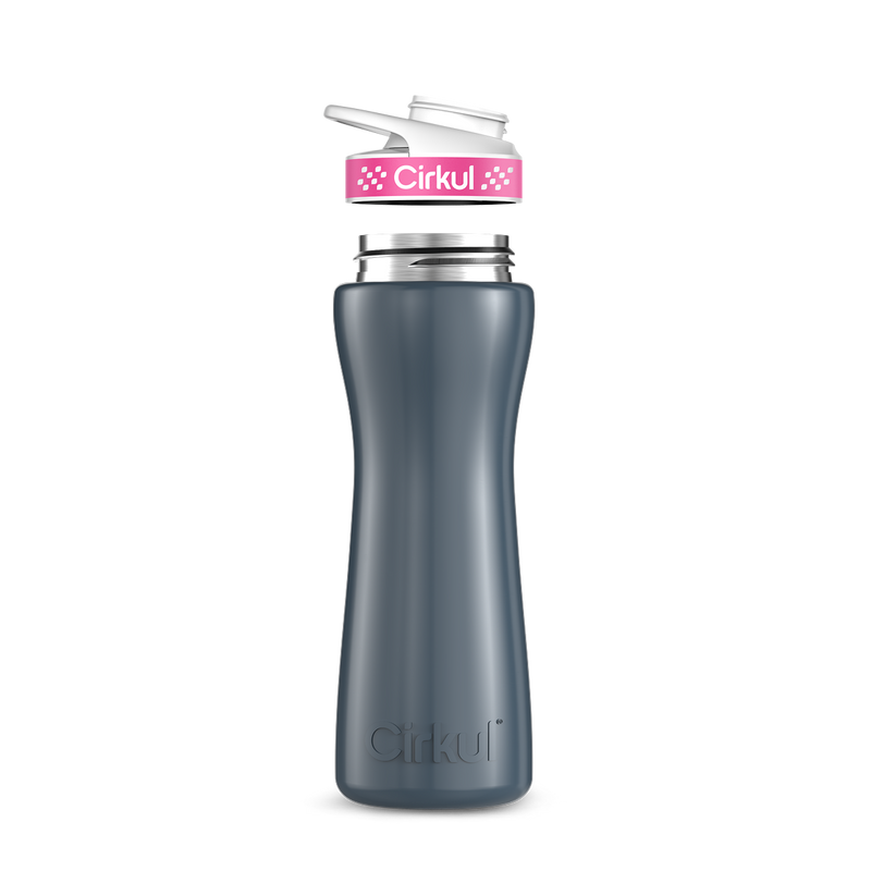 22oz. Stainless Steel Bottle & Comfort Grip Lid WQ42