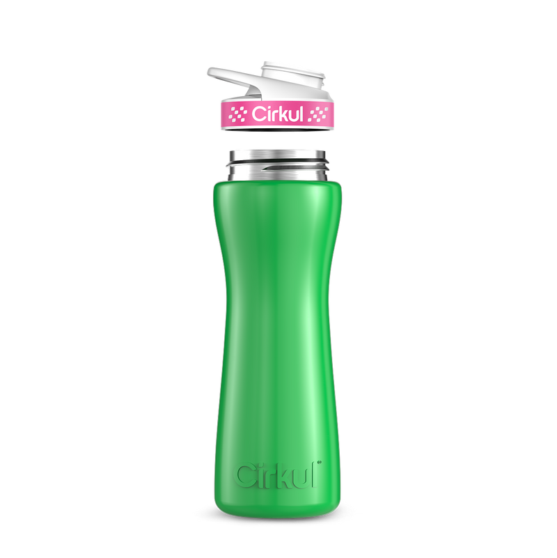 22oz. Stainless Steel Bottle & Comfort Grip Lid WQ42