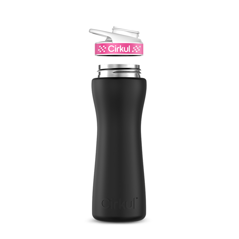 22oz. Stainless Steel Bottle & Comfort Grip Lid WQ42