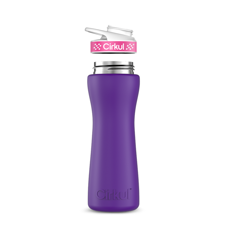 22oz. Stainless Steel Bottle & Comfort Grip Lid WQ42