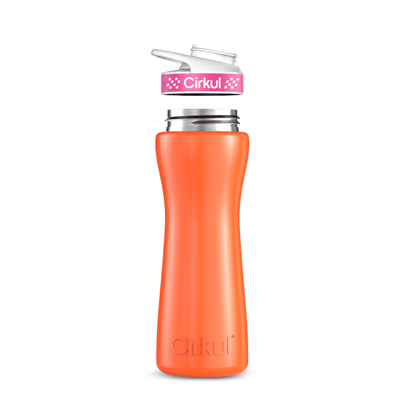 22oz. Stainless Steel Bottle & Comfort Grip Lid WQ42
