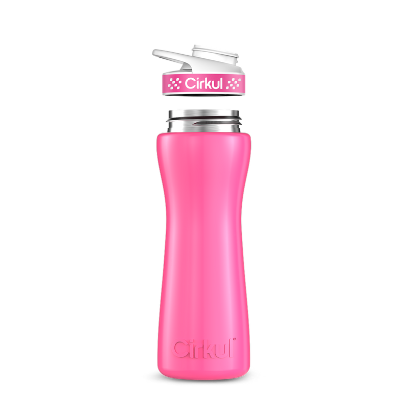 22oz. Stainless Steel Bottle & Comfort Grip Lid WQ42